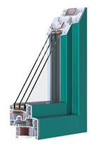 Heat insulation of PVC windows 7stars