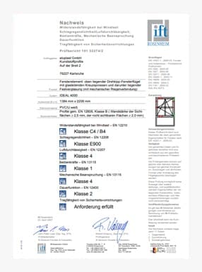 Certifications ITT 4Stars with 1 wing