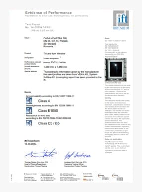 Certifications ITT 6Stars with 1 wing